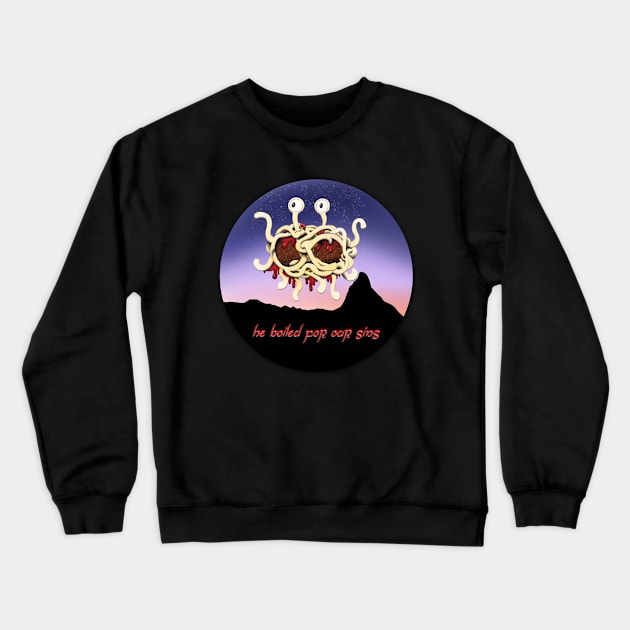 He boiled for our sins Crewneck Sweatshirt by JAC3D